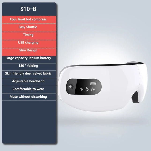 Smart Eye Massager Vibration Eye Care Massage Bluetooth Music - Zelvo