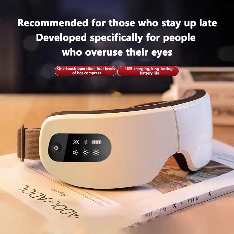 Smart Eye Massager Vibration Eye Care Massage Bluetooth Music - Zelvo