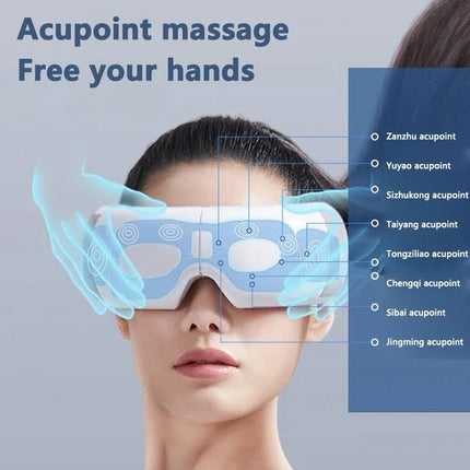 Smart Eye Massager Vibration Eye Care Massage Bluetooth Music - Zelvo