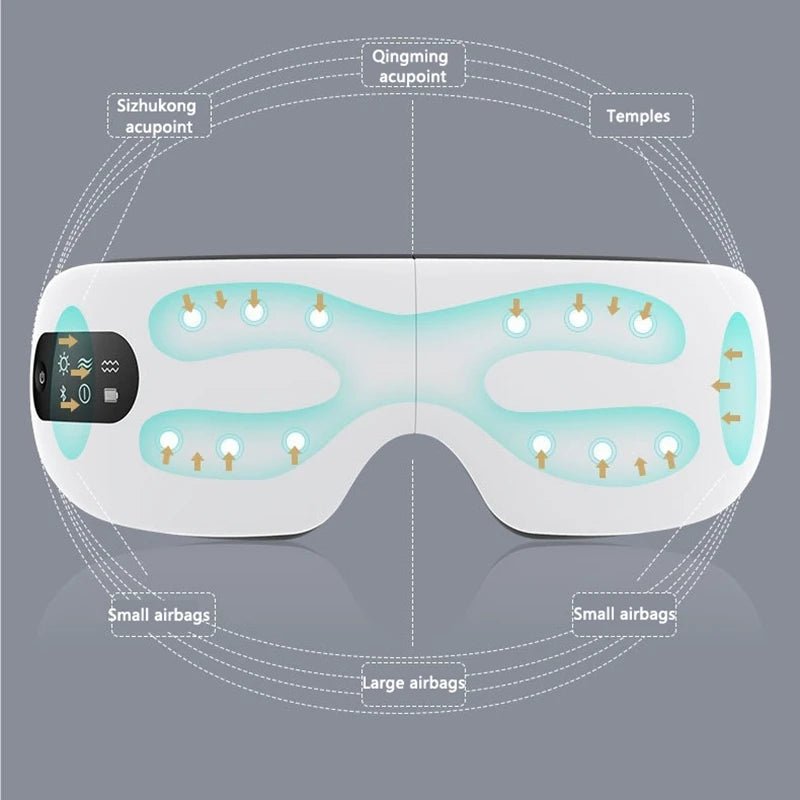 Smart Eye Massager Vibration Eye Care Massage Bluetooth Music - Zelvo
