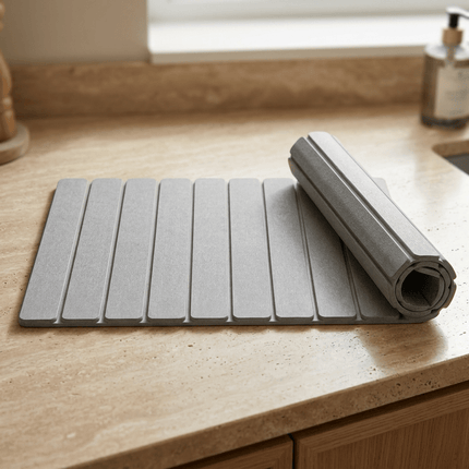 Zelvo StoneDry Duo™ – Large & Small Kitchen Drying Mats Set - Zelvo