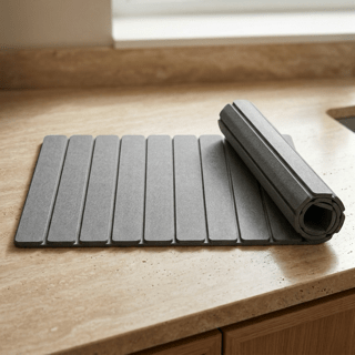Zelvo StoneDry Duo™ – Large & Small Kitchen Drying Mats Set - Zelvo